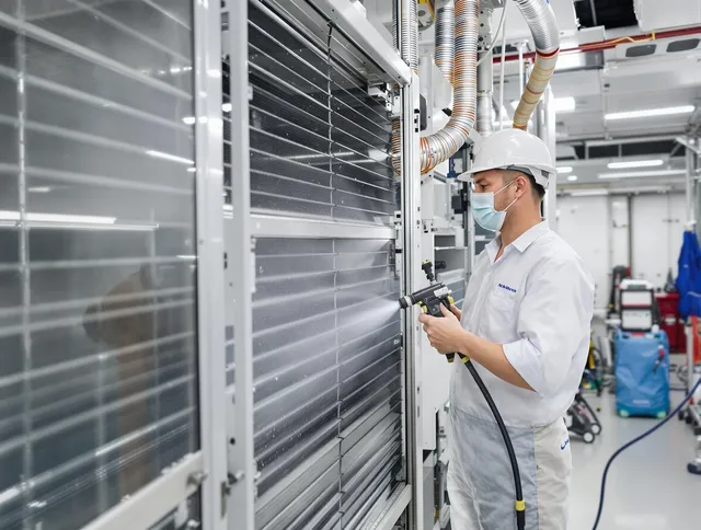 Professional AC coil cleaning by Sharon Air Duct Cleaning in Sharon