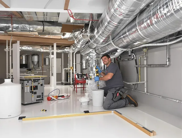 Professional duct sealing service by Sharon Air Duct Cleaning in Sharon