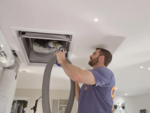 Precision indoor duct cleaning by Sharon Air Duct Cleaning in Sharon